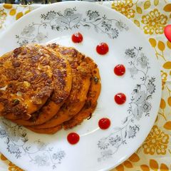 A picture of Chicken Masala cake.