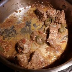 A picture of Pork Binagoongan.