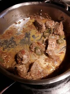 A picture of Pork Binagoongan.