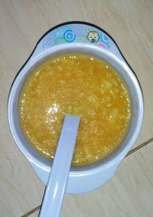 Foto resep Mpasi 8+, bubur labu madu makaroni