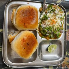 A picture of Cheese Pav Bhaji.