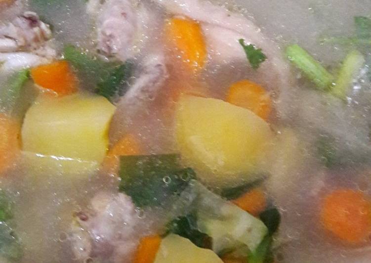 Sup Ayam+Sambal Matah
