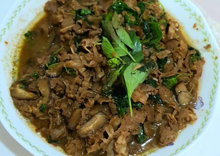 Thai beef basil