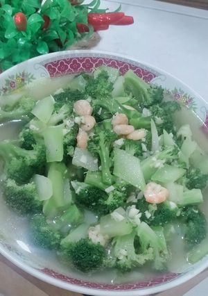 Foto resep Udang cah brokoli