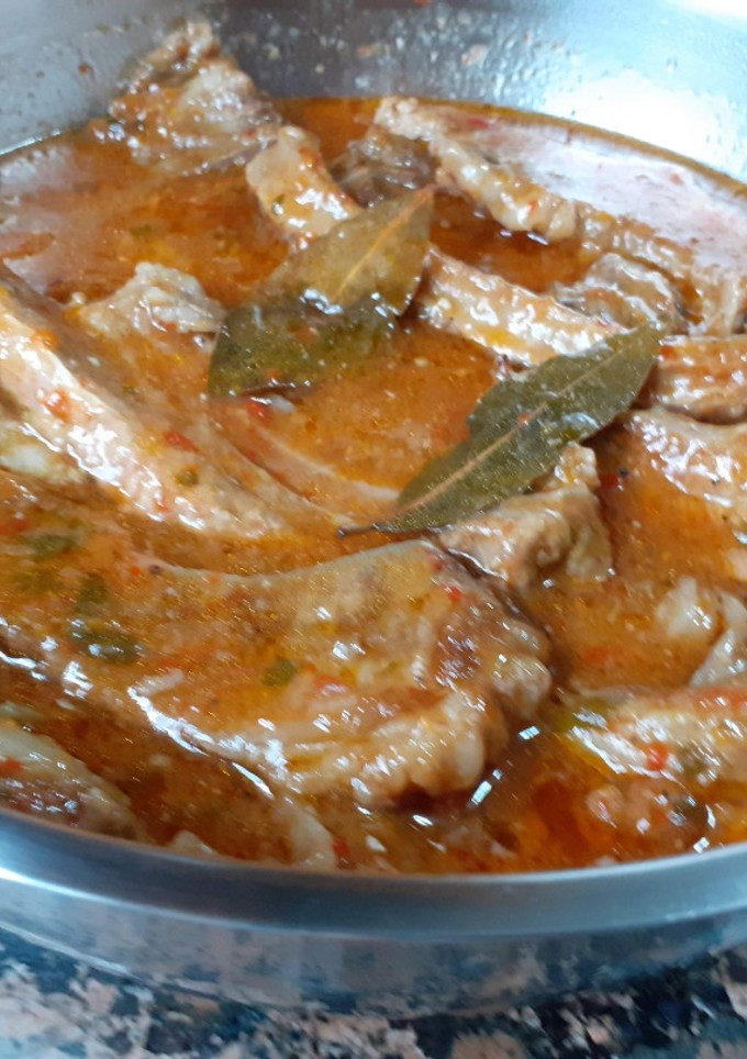 Una foto de Costillas de ternera guisadas