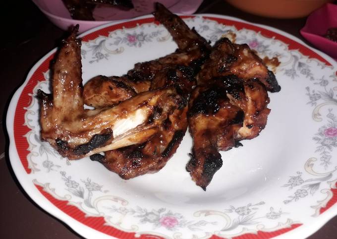 Ayam bakar pedas manis, asem manis