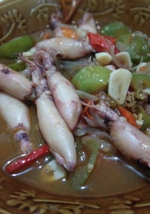 Foto resep Asin cumi cabe gendut pedas manis menu buka puasa atau sahur