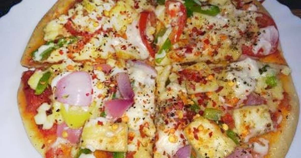 Tawa Pizza Recipe Recipe by Riya Sinha Cookpad