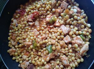 Una foto de Garbanzos fritos