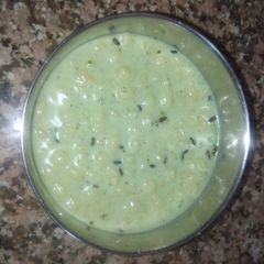 A picture of Boondi Raita.