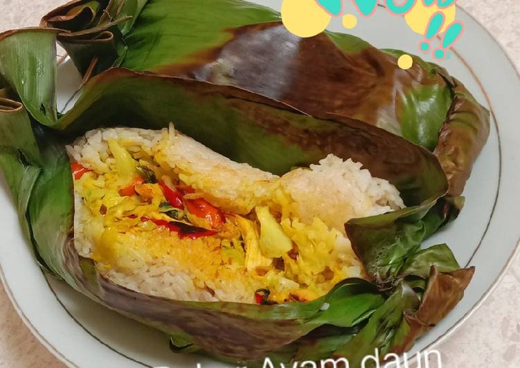 Resep Nasi bakar Ayam daun kemangi oleh Anggi Widya Pratiwi Cookpad
