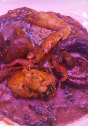 A picture of Ogbono soup.