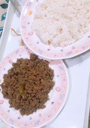 A picture of Kima with white chawl boiled.