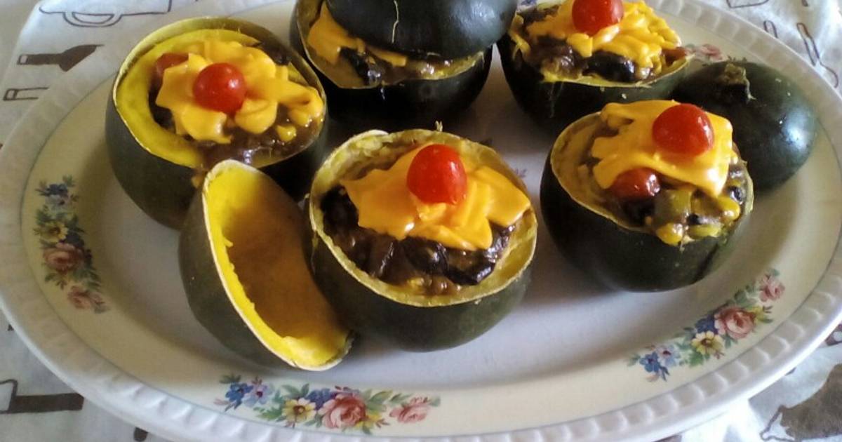 Stuffed Gem Squashes Recipe by Thamsi Mtshali Cookpad