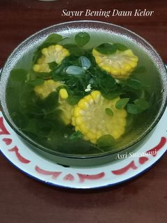 Foto resep Sayur Bening Daun Kelor