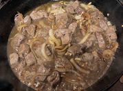 A picture of liver broth