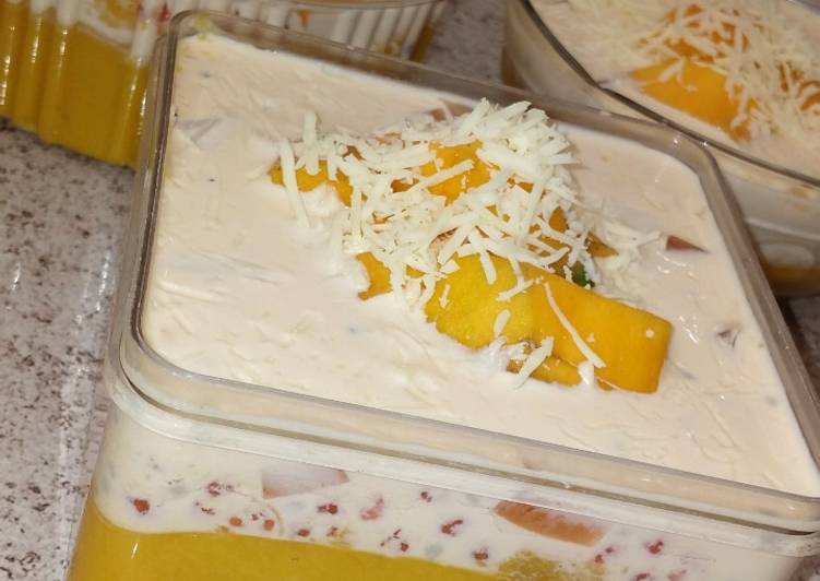 Resep MANGO Sago dessert Anti Gagal