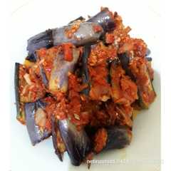 A picture of Terong balado ikan teri.