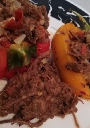 Una foto de Pimientos rellenos