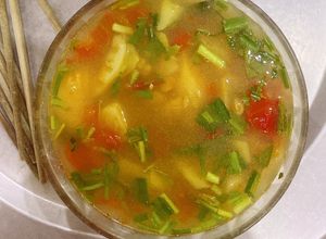 Hình của món Canh ngao chua.