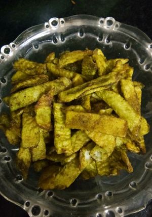 A picture of Palak fingers.