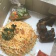 Nasi mandhi kambing magicom