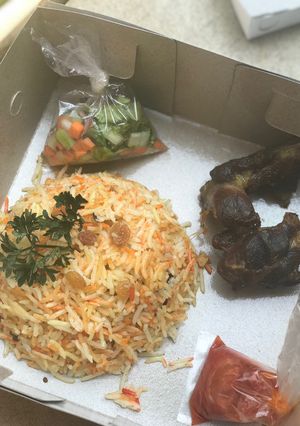 Foto resep Nasi mandhi kambing magicom