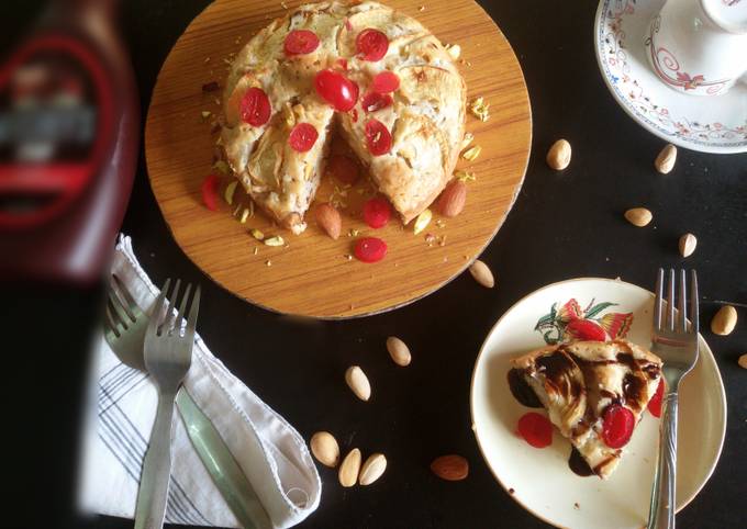 Recipe of Ultimate Pistachios apple cherry cake