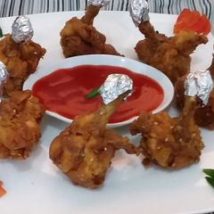 A picture of Chicken lollipop.