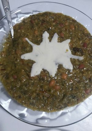 عکسی از دستور آش بادمجان