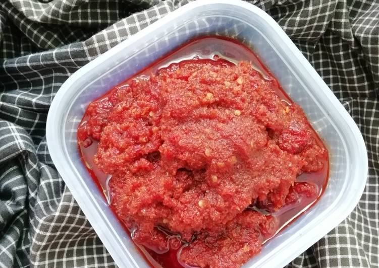 Resep Sambal Lalapan / Sambel Bajak Anti Gagal