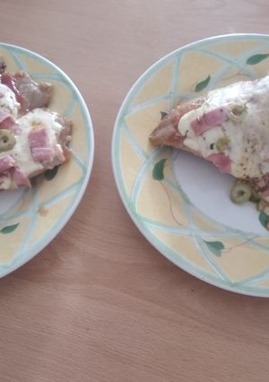 Una foto de Matambre de cerdo a la pizza
