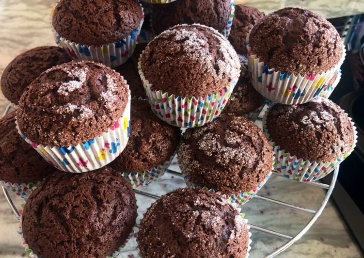 Magdalenas de chocolate (Thermomix)🇵🇾