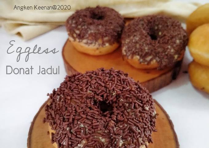 Resep: Eggless Donat Jadul 1x proofing Enak