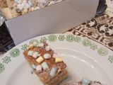 Pöttyös puding kocka sütemény sütés nélkül 1330
