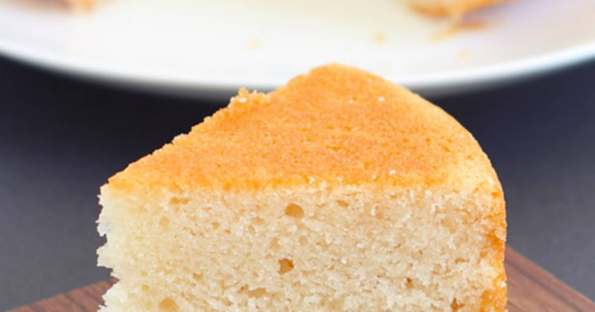 Eggless Vanilla Cake Recipe