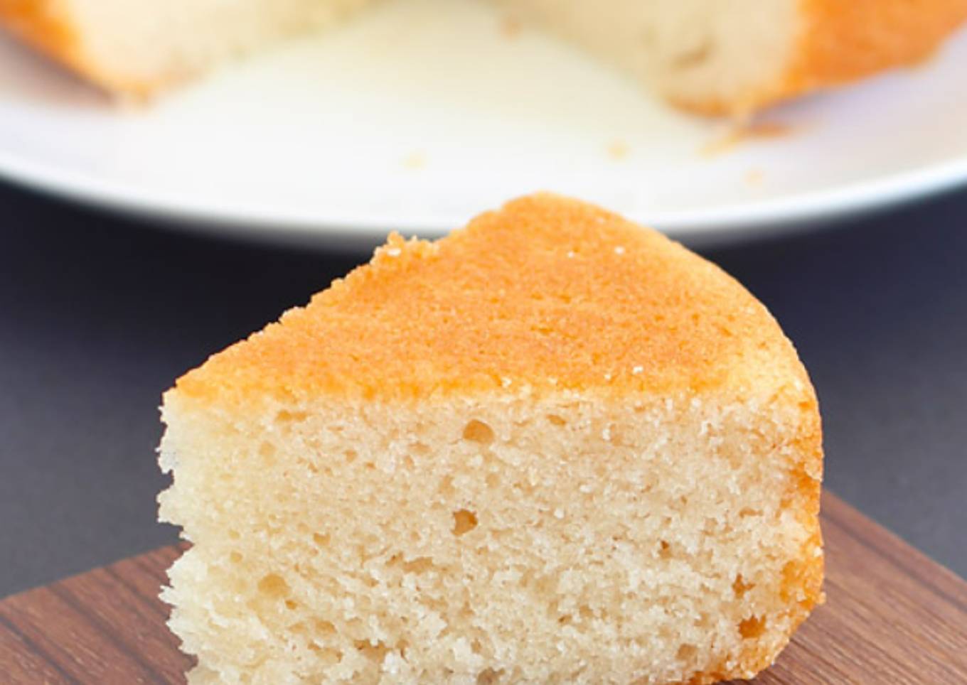 Eggless Vanilla Sponge Cake (with step by step photos)