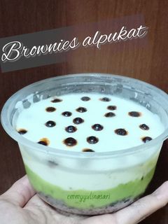 Foto resep Brownies alpukat vla keju