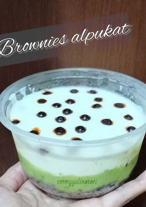 Foto resep Brownies alpukat vla keju