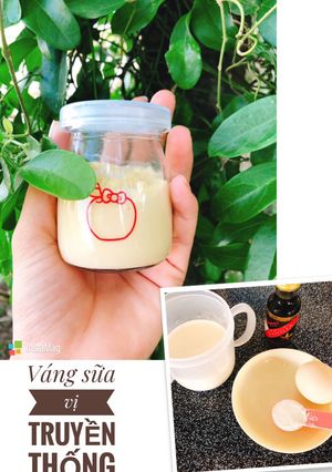 Hình của món Ăn dặm - Váng sữa vị truyền thống.
