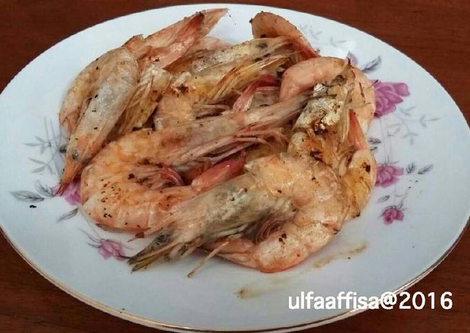 Resep Udang Goreng (Tanpa Minyak) oleh Ulfa Affisa - Cookpad