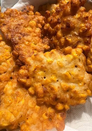 A picture of Corn and Onion Pattie Fried Fritters.