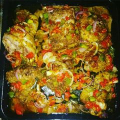 A picture of Baked Chicken, Weenee's style.