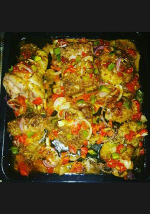 A picture of Baked Chicken, Weenee's style.