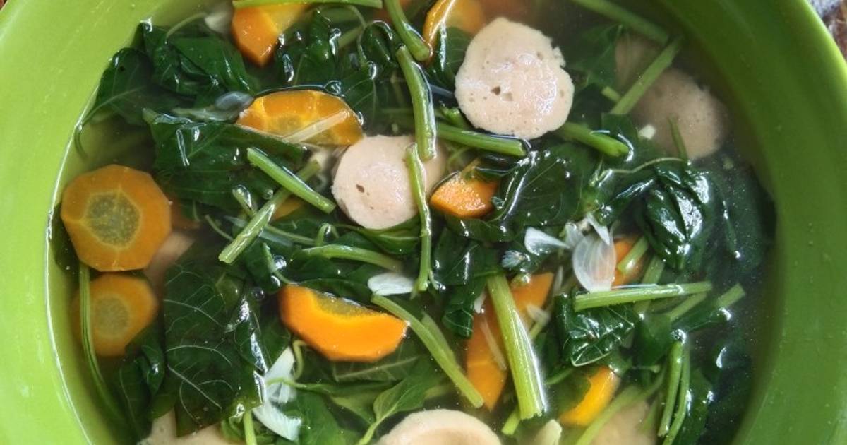 Resep Sayur Bening Bayam Bakso Oleh Deviama Cookpad 3093