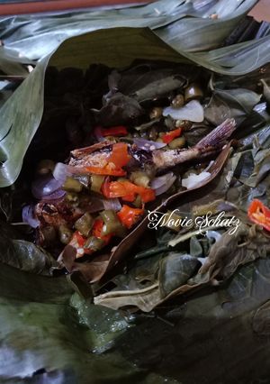 Foto resep Pepes ikan asin peda