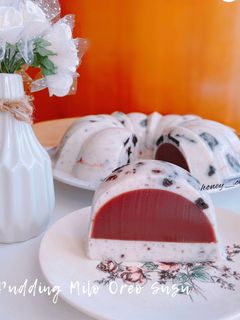 Foto resep Pudding Milo Oreo Susu
