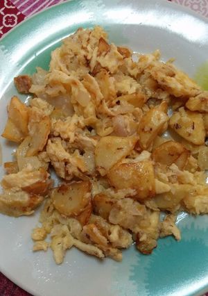 Foto principal de Revuelto de bacalao (Bacalao dorado)