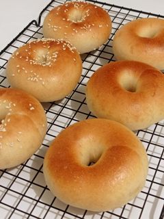 Foto resep Sourdough Bagels (Yudane)