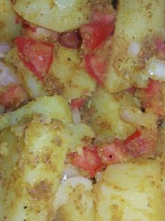 صورة لوصفة بطاطا بالكاري